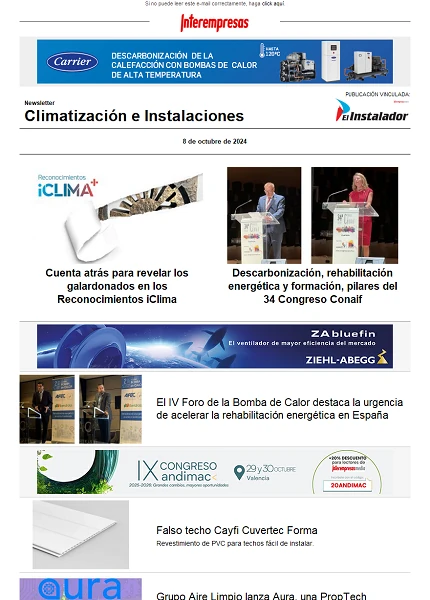 Newsletter Climatización e Instalaciones