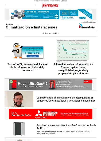 Newsletter Climatización e Instalaciones