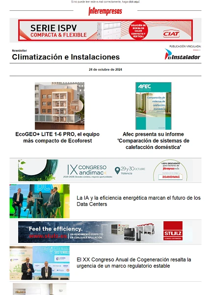 Newsletter Climatización e Instalaciones