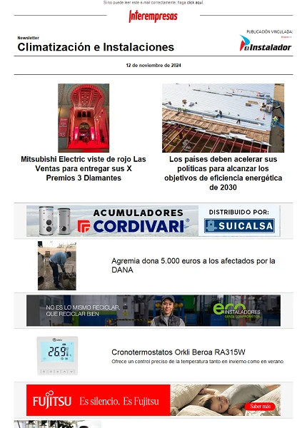 Newsletter Climatización e Instalaciones