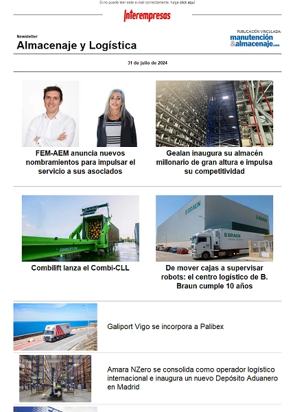 Newsletter Almacenaje y Logística