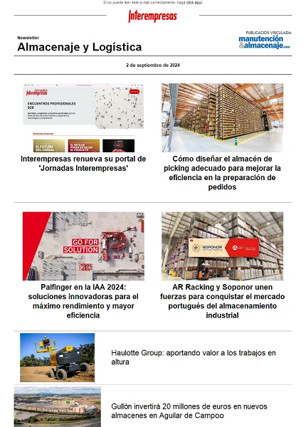 Newsletter Almacenaje y Logística