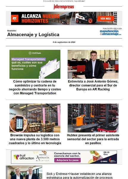 Newsletter Almacenaje y Logística