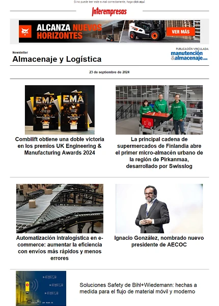 Newsletter Almacenaje y Logística