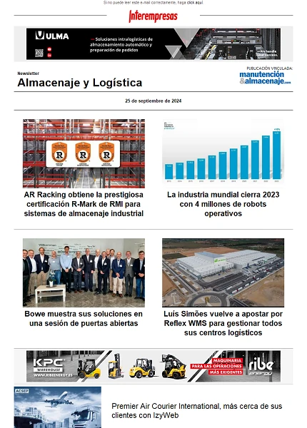 Newsletter Almacenaje y Logística