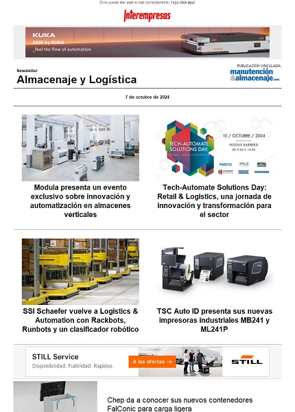 Newsletter Almacenaje y Logística