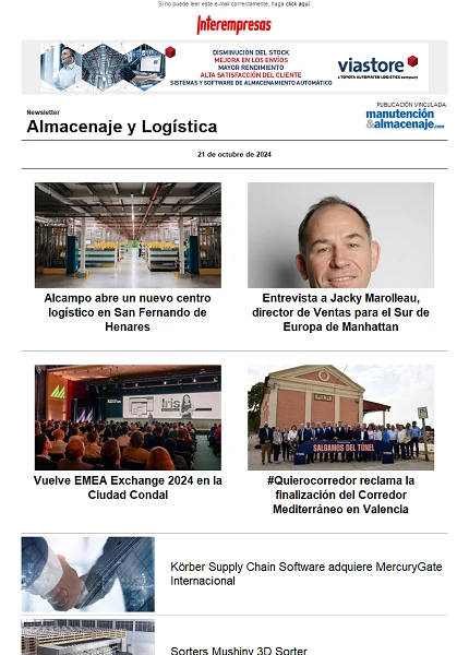 Newsletter Almacenaje y Logística