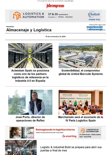 Newsletter Almacenaje y Logística