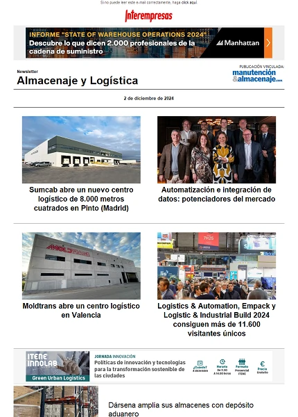 Newsletter Almacenaje y Logística