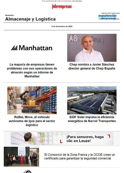 Newsletter Almacenaje y Logística