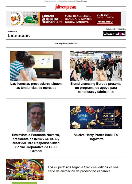 Newsletter de Licencias