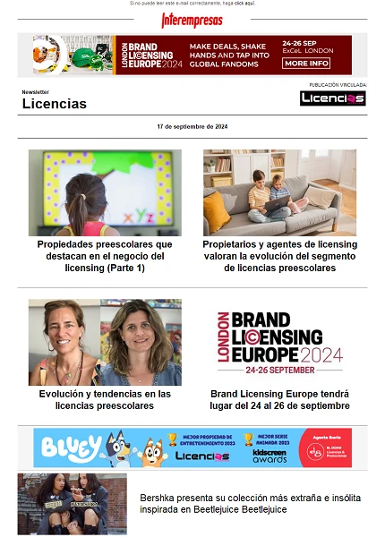 Newsletter de Licencias