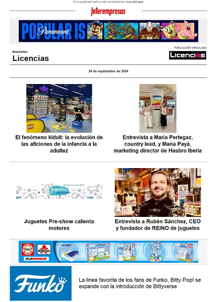 Newsletter de Licencias