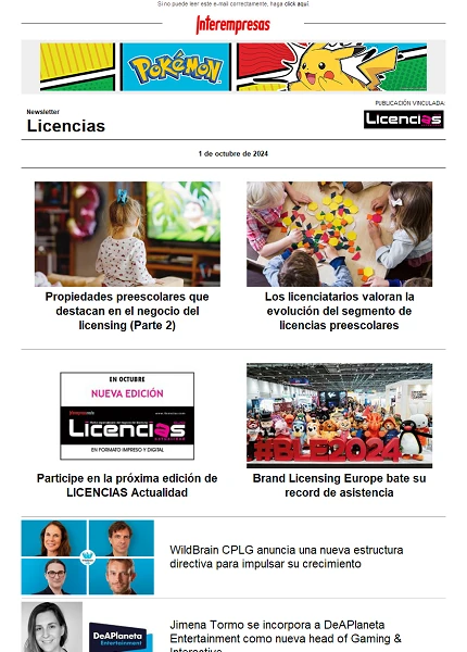 Newsletter de Licencias