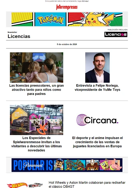 Newsletter de Licencias