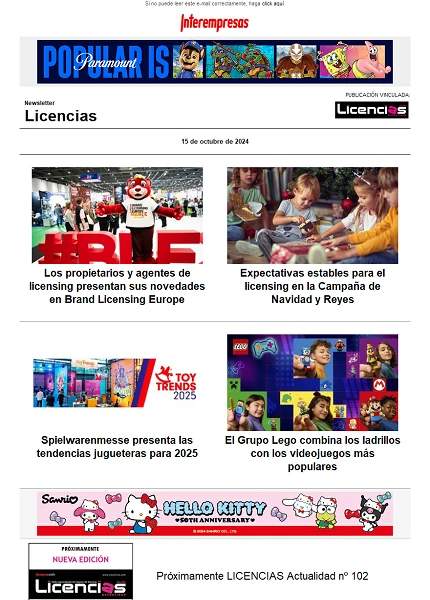 Newsletter de Licencias