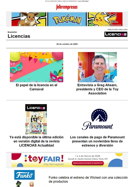 Newsletter de Licencias