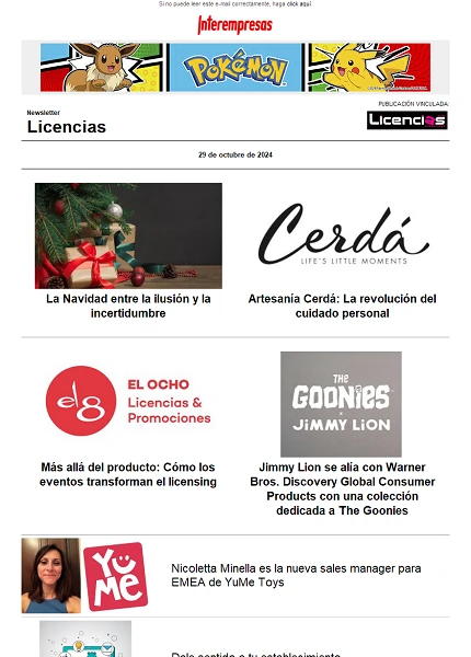 Newsletter de Licencias