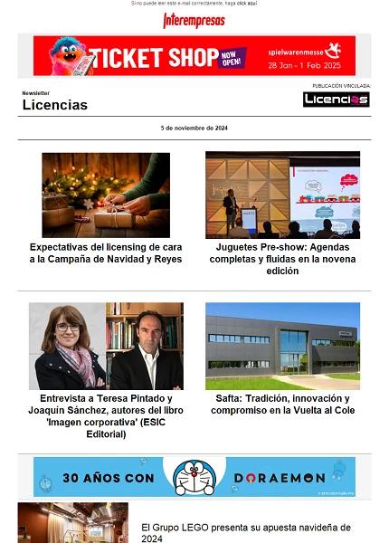 Newsletter de Licencias