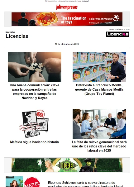 Newsletter de Licencias