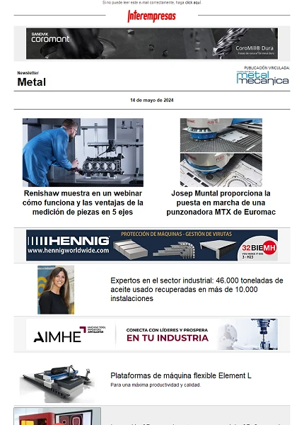 Newsletter Metal Newsletter Metal