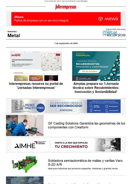 Newsletter Metal