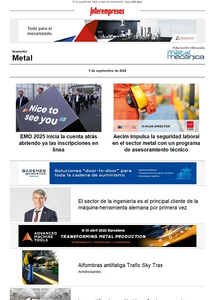 Newsletter Metal