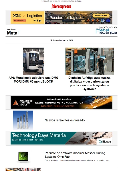 Newsletter Metal