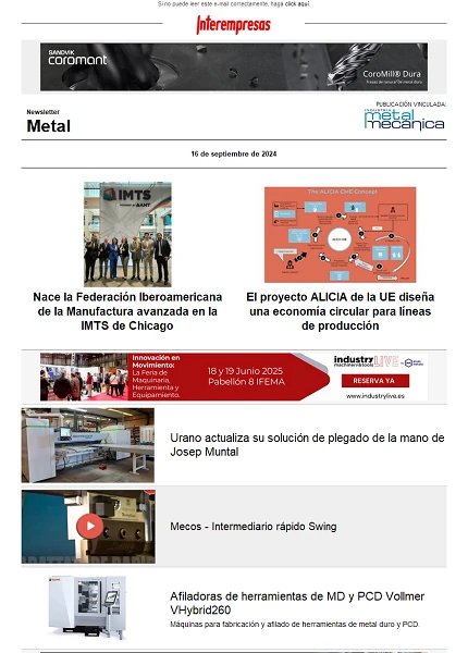 Newsletter Metal