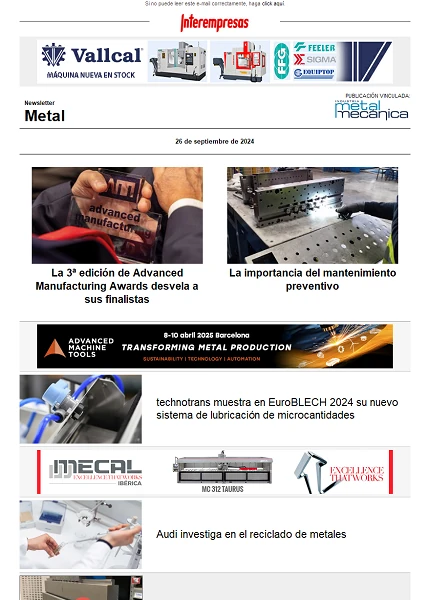 Newsletter Metal