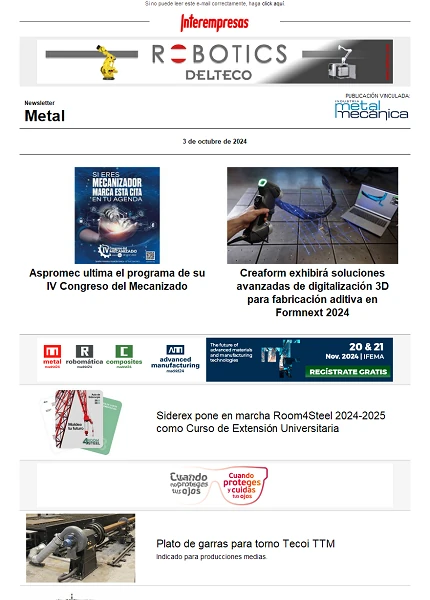 Newsletter Metal