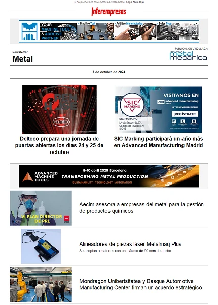 Newsletter Metal