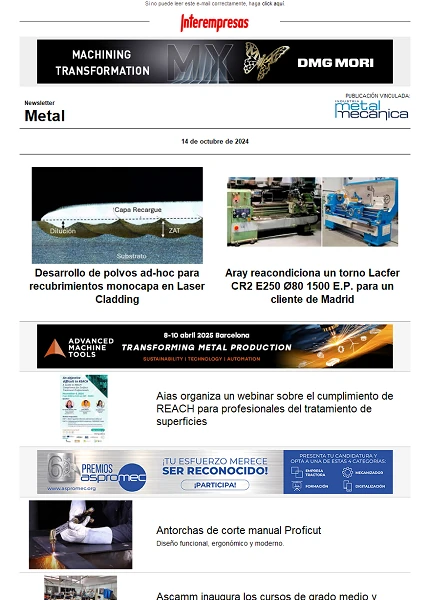 Newsletter Metal