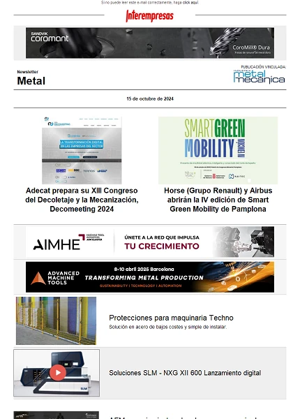 Newsletter Metal