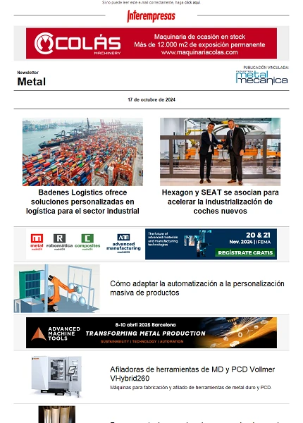 Newsletter Metal