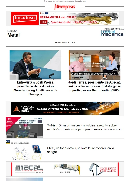 Newsletter Metal