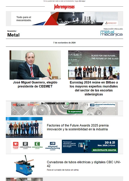 Newsletter Metal