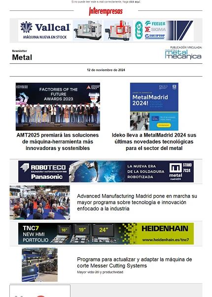 Newsletter Metal