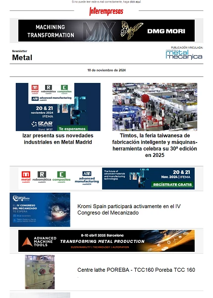 Newsletter Metal