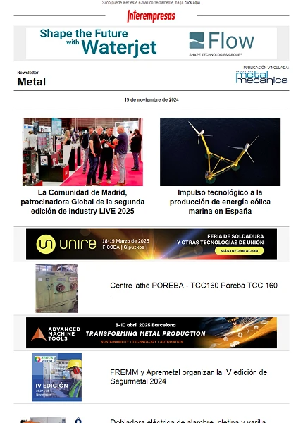 Newsletter Metal