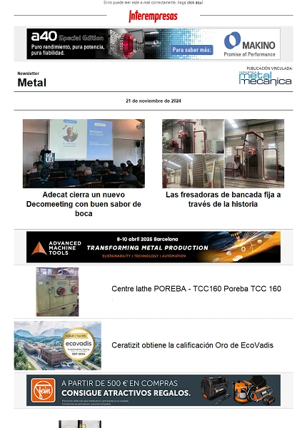 Newsletter Metal