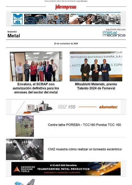 Newsletter Metal