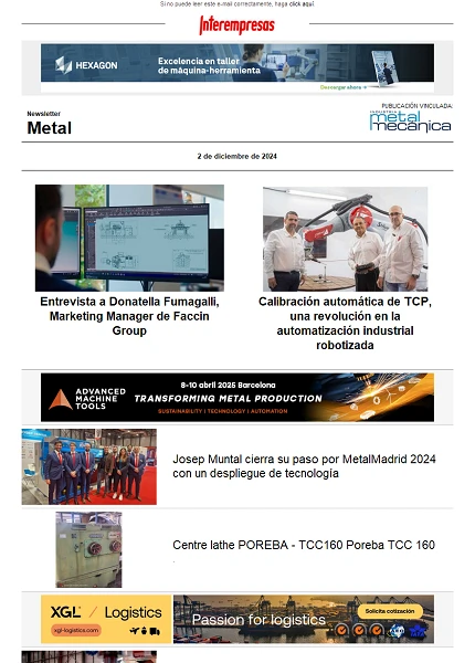 Newsletter Metal