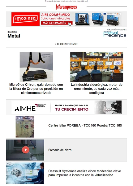 Newsletter Metal