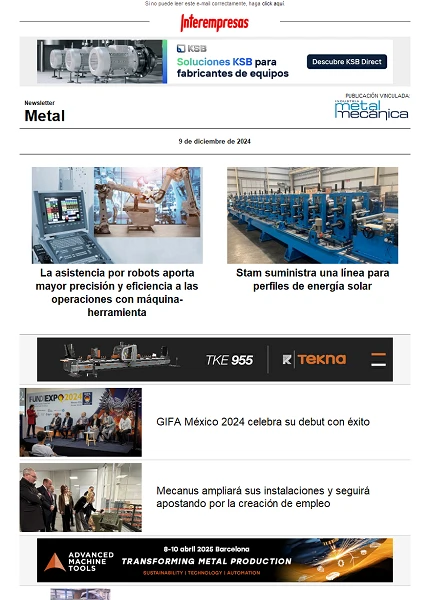 Newsletter Metal