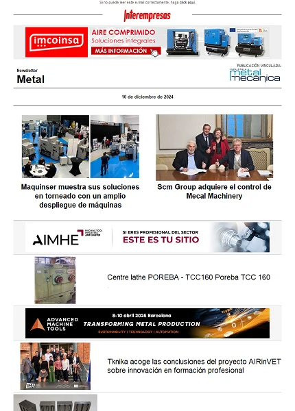 Newsletter Metal