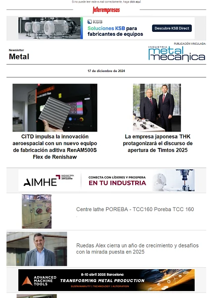 Newsletter Metal