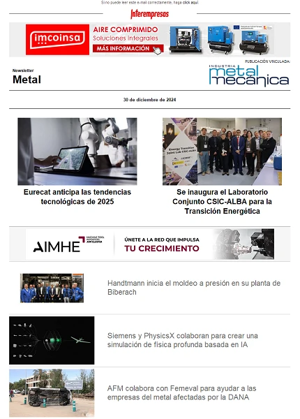 Newsletter Metal