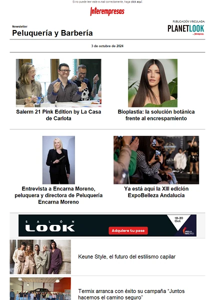 Newsletter Peluquería