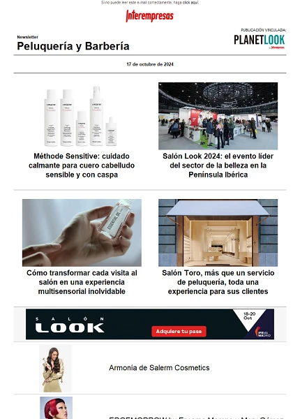 Newsletter Peluquería